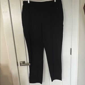 Classic Black Straight Leg Women's Pants
